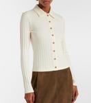 Кардиган в рубчик Vince, Vanille - фото 6