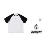 BURNIN Футболка унисекс, Белые/черные панели - фото