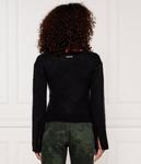 Свитер Pinko с добавлением мохера и шерсти, черный - фото 3