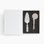 Набор для пиццы 2 штуки H&M, белый - фото