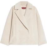 Двубортная куртка с длинными рукавами MaxMara Studio, белый - фото 3