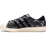 Кроссовки Adidas A Bathing Ape x Undeafeated x Superstar 80s 'Black Camo', черный - фото 3