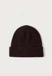 Шапка Samsøe Samsøe THE BEANIE, Black Coffee/Dark Brown - фото 2