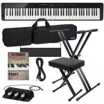 Цифровое пианино Casio PX-S3100 — черный НАБОР STAGE ESSENTIALS - фото