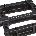 Плоские педали MTB 700 пластиковые ROCKRIDER, черный - фото 7