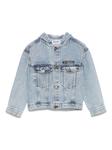 Джинсовая куртка Moschino Kids Teddy Bear, синий - фото