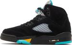 Кроссовки Air Jordan 5 Retro GS Aqua, черный - фото 3
