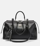 Кожаная сумка-тоут Vittoria Dolce&Gabbana, Nero - фото