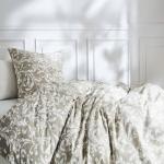 Комплект постельного белья Ikea, 150x200/50x80 см, Varbracka, 2 предмета, бежевый/белый - фото 8