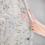 Полупрозрачная лента для штор гербарий, мультиколор - фото 5