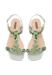 Сандалии Queen Helena, зеленый - фото 3