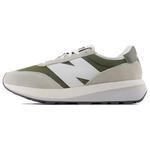 Кроссовки 370 Olivine New Balance, Light Green/Army Green - фото