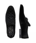 Лоферы мужские Kurt Geiger бархатные с декором, черный - фото 4