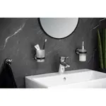 Дозатор мыла WENKO «Удине», (1 шт.), 200 мл, белый/черный/серебристый - фото 2