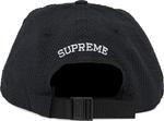 Бейсболка Supreme Seersucker S Logo 6-Panel, черный - фото 4