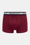 Боксеры 3 шт Gant, бордовый - фото 4