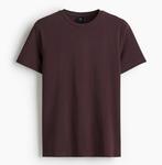 Футболка H&M Slim Fit, фиолетовый - фото