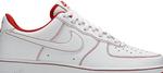 Кроссовки Nike Air Force 1 '07 'Contrast Stitch - White University Red', белый - фото 3