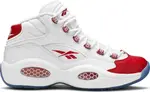 Кроссовки question mid 'white pearlized red' Reebok, белый - фото 2