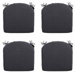 Подушка для сиденья Madison Basic 4er-Set, черный - фото