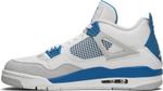 Кроссовки Air Jordan 4 Retro Military Blue 2012, белый - фото 3