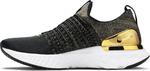 Кроссовки Nike Wmns React Phantom Run Flyknit 2 Premium 'Black Metallic Gold', черный - фото 4