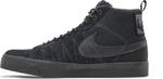 Кроссовки Nike Blazer Mid Premium SB 'Acclimate Pack - Triple Black', черный - фото 4