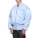 Бомбер Wordmark синего цвета Purple Brand - фото 3