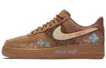 Кастомизированные кроссовки Nike Air Force 1 Skateboarding Unisex, темно-коричневый - фото