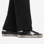 Кроссовки Golden Goose Super-Star со звездой, черный - фото 6