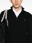 Джемпер с вышивкой Polo Pony Polo Ralph Lauren, черный - фото 5