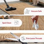 Ковер nuLOOM, 229 x 290 см, Ashli Solid Farmhouse Jute, Natural - фото 4