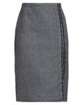Юбка миди N°21, угольно-серый - фото