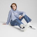 Толстовка с логотипом ESS № 1 для девочек PUMA Cool Weather Blue - фото 4