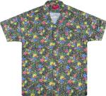 Рубашка Supreme Mini Floral Rayon Short-Sleeve Shirt 'Black', черный - фото
