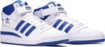 Кроссовки Adidas Forum Mid высокие, белый/синий - фото 8