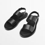 Сандалии Massimo Dutti Leather, черный (размер RU 40) - фото 3