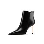 Ботильоны женские Shesrim на каблуке 8,5 см, экрю - фото 3