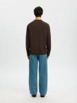 SELECTED Свитер в темно-коричневом цвете - фото 3