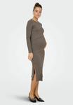 Платье ONLY MATERNITY Shift dress, Chocolate Brown/Brown - фото