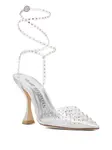 Декорированные туфли Glam Xcurve 100 Stuart Weitzman, белый - фото 2