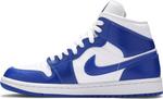 Кроссовки Wmns Air Jordan 1 Mid Kentucky Blue, синий - фото 3
