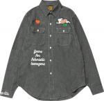 Рубашка Human Made Chambray Shirt 'Black', черный - фото