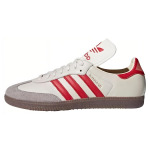 Кроссовки Adidas Samba Classic OG White Scarlet Granite, белый - фото