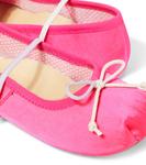 Атласные балетки с бантом PèPè, Bubble - фото 5