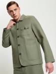Льняная рабочая куртка Ben Sherman, Olive - фото 4