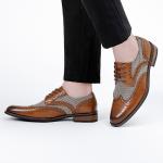 Туфли мужские низкие Uhk, черный/белый - фото 10