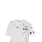 Футболка женская Burberry с узором, белый / черный - фото 6