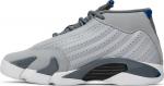 Кроссовки Air Jordan 14 Retro BG Wolf Grey, серый - фото 3