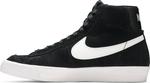 Кроссовки Nike Blazer Mid '77 Suede 'Black White', черный - фото 4